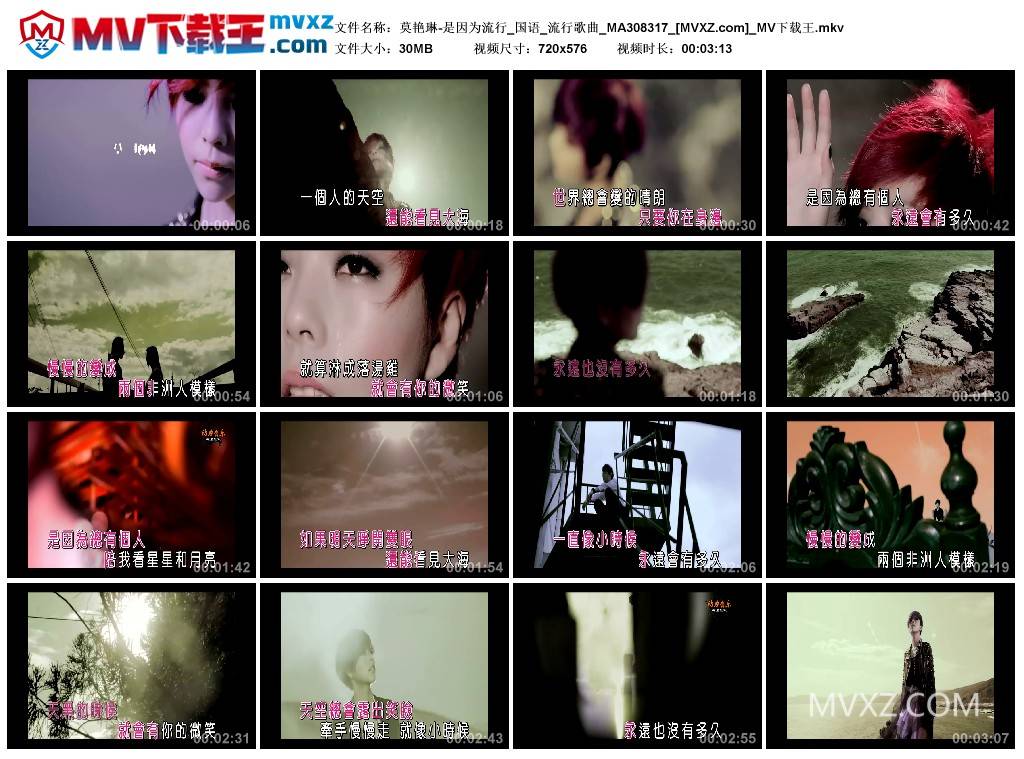 莫艳琳-是因为流行_国语_流行歌曲_MA308317